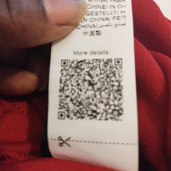 Shein women's red pullover crop top corset w/boning size small - Picture 10 of 10